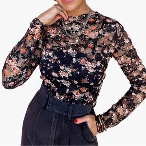 Floral Lace Top